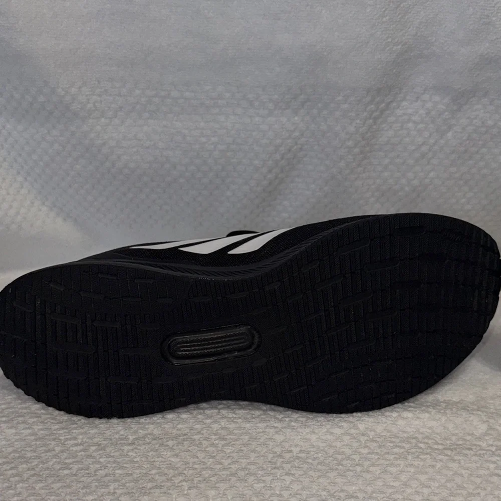 Adidas Men's Black and White Athletic Sneakers - Picture 6 of 7